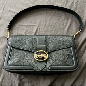 Coach Georgie Shoulder Bag Black